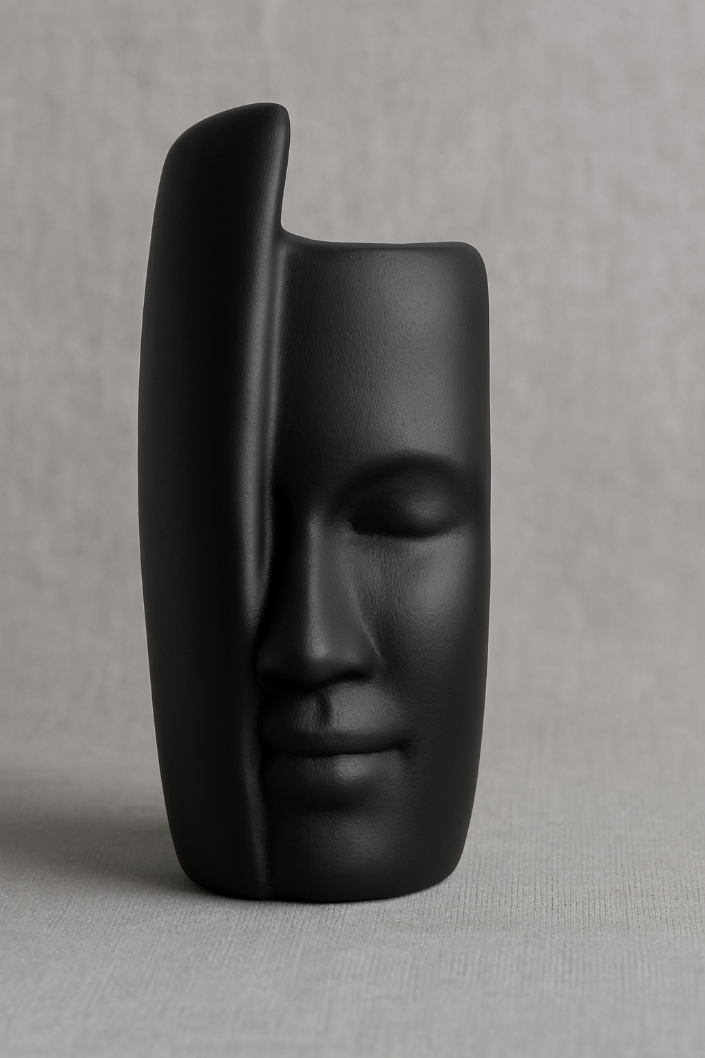 Jarrón Escultura Noir