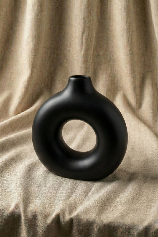 Jarrón Donut Minimalista Mini