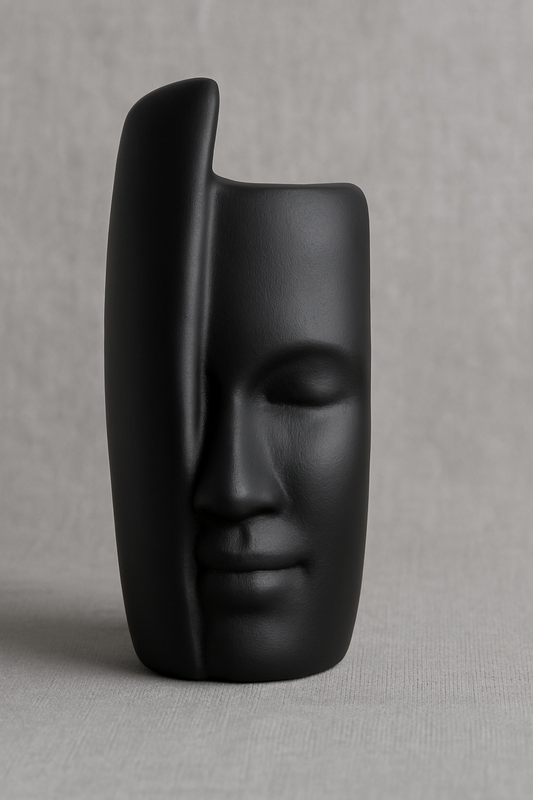 Jarrón Escultura Noir