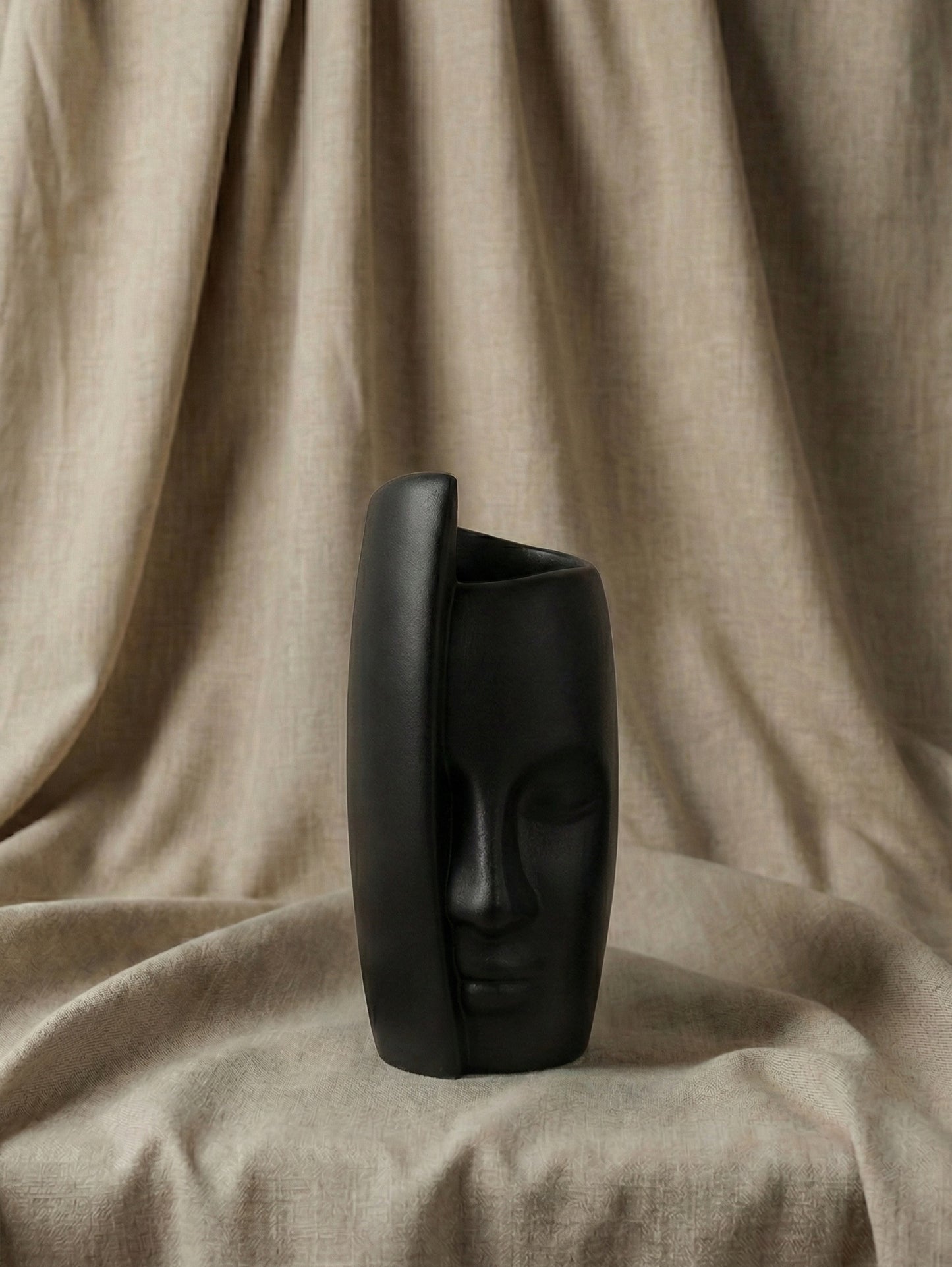 Jarrón Escultura Noir Mini