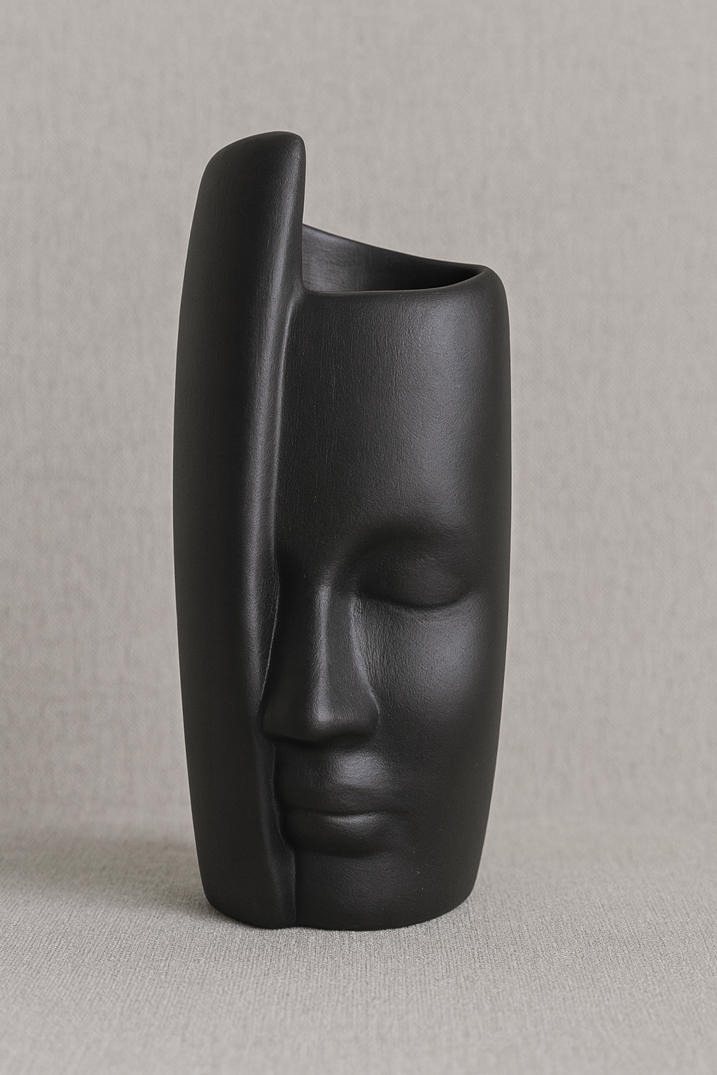 Jarrón Escultura Noir Mini