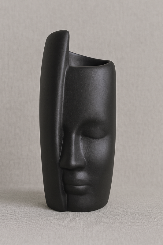 Jarrón Escultura Noir Mini
